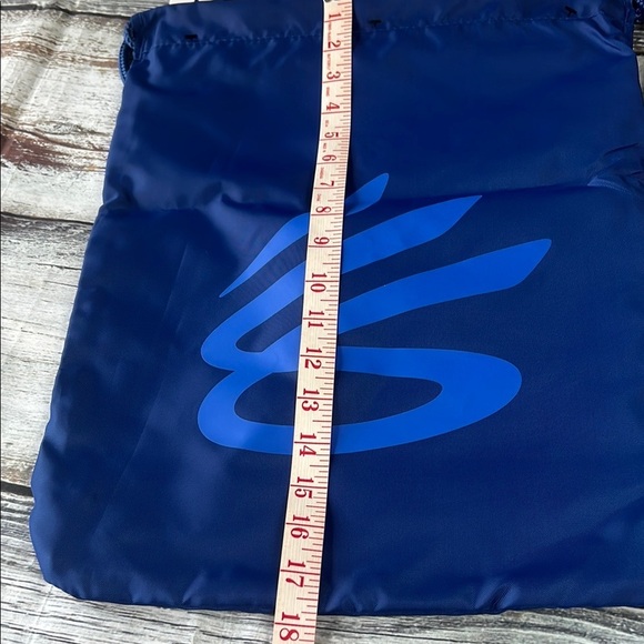Under Armour Curry SC40 Ozsee Drawstring Backpack Bag | Blue | NWT - Picture 6 of 7